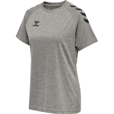 hummel Sport Shirt hmlCORE XK Core Poly (Interlock Fabric) Short Sleeve Grey Women