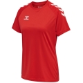 hummel Sport Shirt hmlCORE XK Core Poly (Interlock Fabric) Short Sleeve Red Women