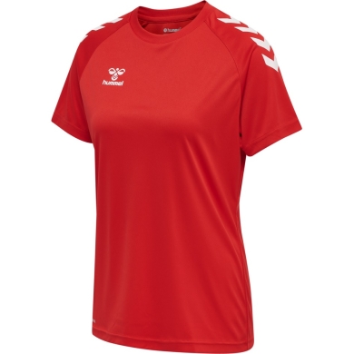 hummel Sport Shirt hmlCORE XK Core Poly (Interlock Fabric) Short Sleeve Red Women