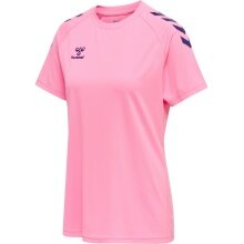 hummel Sport Shirt hmlCORE XK Core Poly (Interlock Fabric) Short Sleeve Pink Women