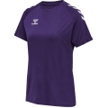 hummel Sport Shirt hmlCORE XK Core Poly (Interlock Fabric) Short Sleeve Purple/White Women