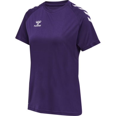 hummel Sport Shirt hmlCORE XK Core Poly (Interlock Fabric) Short Sleeve Purple/White Women