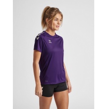 hummel Sport Shirt hmlCORE XK Core Poly (Interlock Fabric) Short Sleeve Purple/White Women