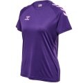 hummel Sport Shirt hmlCORE XK Core Poly (Interlock Fabric) Short Sleeve Purple Women