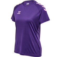 hummel Sport Shirt hmlCORE XK Core Poly (Interlock Fabric) Short Sleeve Purple Women