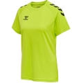 hummel Sport Shirt hmlCORE XK Core Poly (Interlock Fabric) Short Sleeve Lime Green Women