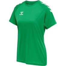 hummel Sport-Shirt hmlCORE XK Core Poly (Interlock Fabric) Short Sleeve Green Women