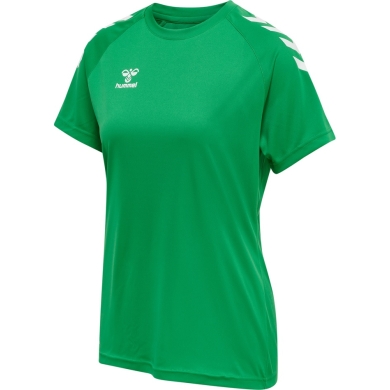 hummel Sport-Shirt hmlCORE XK Core Poly (Interlock Fabric) Short Sleeve Green Women