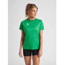 hummel Sport-Shirt hmlCORE XK Core Poly (Interlock Fabric) Short Sleeve Green Women