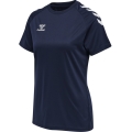 hummel Sport-Shirt hmlCORE XK Core Poly (Interlock Fabric) Short Sleeve Navy Blue Women