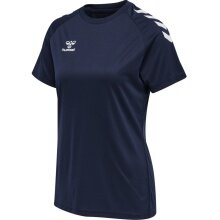 hummel Sport-Shirt hmlCORE XK Core Poly (Interlock Fabric) Short Sleeve Navy Blue Women