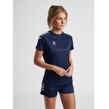 hummel Sport-Shirt hmlCORE XK Core Poly (Interlock Fabric) Short Sleeve Navy Blue Women