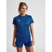 hummel Sport Shirt hmlCORE XK Core Poly (Interlock Fabric) Short Sleeve Dark Blue Women