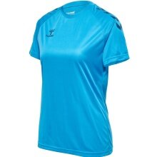 hummel Sport Shirt hmlCORE XK Core Poly (Interlock Fabric) Short Sleeve Blue Women