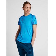 hummel Sport Shirt hmlCORE XK Core Poly (Interlock Fabric) Short Sleeve Blue Women