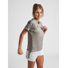 hummel Sport-Shirt hmlCORE XK Poly Jersey (robust double knit) short sleeve grey Women