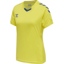 hummel Sport-Shirt hmlCORE XK Poly Jersey (robust double knit) Short sleeve yellow/blue Women