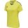 hummel Sport-Shirt hmlCORE XK Poly Jersey (robust double knit) Short sleeve yellow/blue Women