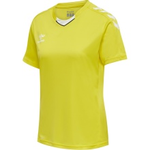 hummel Sport-Shirt hmlCORE XK Poly Jersey (robust double knit) Short sleeve yellow Women