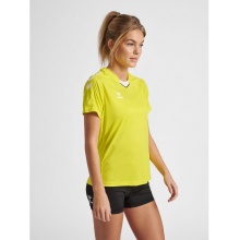 hummel Sport-Shirt hmlCORE XK Poly Jersey (robust double knit) Short sleeve yellow Women