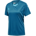 hummel Sport-Shirt hmlCORE XK Poly Jersey (robust double knit) short sleeve coral blue women