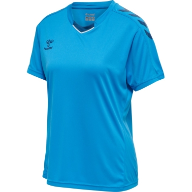 hummel Sport-Shirt hmlCORE XK Poly Jersey (robust double knit) Short Sleeve blue Women