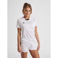 hummel Sport-Shirt hmlCORE XK Poly Jersey (robust double knit) Short sleeve white Women