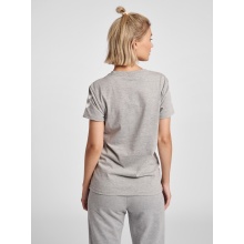 hummel Sport/Leisure Shirt hmlGO Cotton Short Sleeve Grey Women