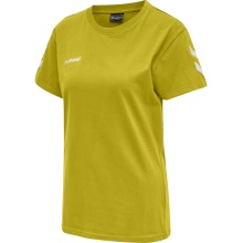 hummel Sport/Leisure Shirt hmlGO Cotton Short Sleeve Yellow Women