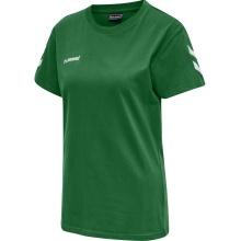 hummel Sport/Leisure Shirt hmlGO Cotton (Cotton) Short Sleeve Green Women