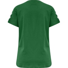 hummel Sport/Leisure Shirt hmlGO Cotton (Cotton) Short Sleeve Green Women