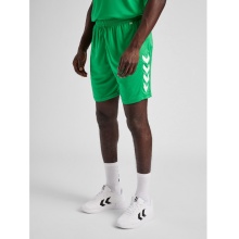 hummel Sports Shorts hmlCORE XK Poly Shorts (robust double knit, without side pockets) Short green Men