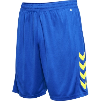 hummel Sports Shorts hmlCORE XK Poly Shorts (robust double knit, without side pockets) Short blue/yellow Men