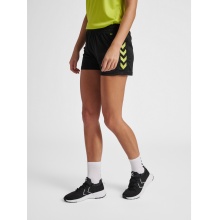 hummel Sports Shorts hmlCORE XK Poly Shorts (robust double knit, without side pockets) Short black/lime green Women