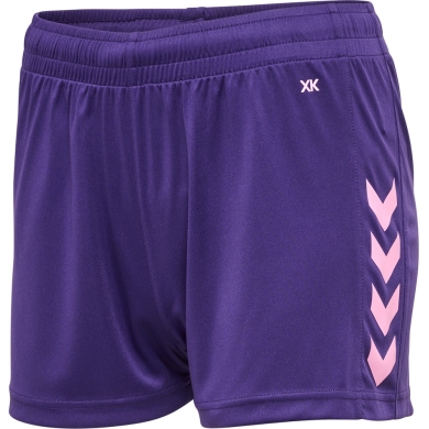 hummel Sports Shorts hmlCORE XK Poly Shorts (durable double knit, without side pockets) Short purple Women