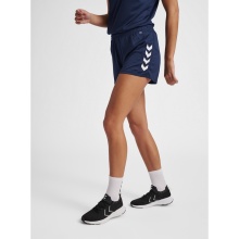 hummel Sports Shorts hmlCORE XK Poly Shorts (robust double knit, without side pockets) Short navy blue Women