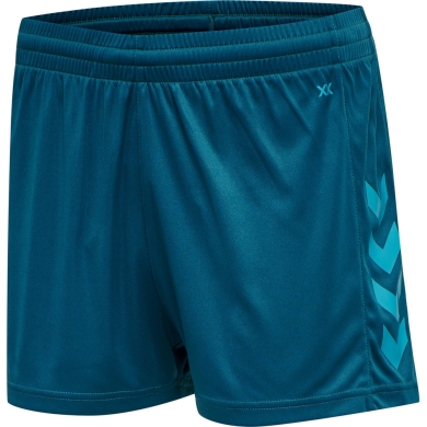 hummel Sports Shorts hmlCORE XK Poly Shorts (robust double knit, without side pockets) Short coral blue Women