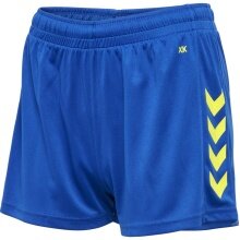 hummel Sports Shorts hmlCORE XK Poly Shorts (robust double knit, without side pockets) short blue/yellow Women