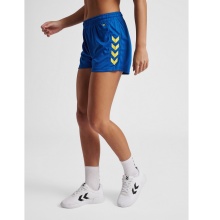 hummel Sports Shorts hmlCORE XK Poly Shorts (robust double knit, without side pockets) short blue/yellow Women