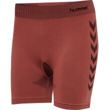 hummel Functional Underwear Sport Short Tight Seamless (quick-drying, close-fitting) short brown Women