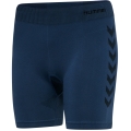 hummel Functional Underwear Sport Shorts Tight Seamless (quick-drying, close-fitting) short denim blue Women