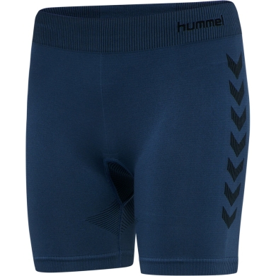 hummel Functional Underwear Sport Shorts Tight Seamless (quick-drying, close-fitting) short denim blue Women