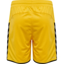 hummel Sports Shorts hmlAUTHENTIC Poly Shorts (light jersey fabric, without side pockets) Short yellow/black Children