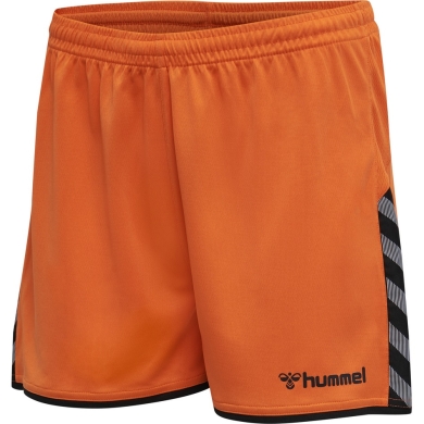 hummel Sports Shorts hmlAUTHENTIC Poly Shorts (light jersey fabric, without side pockets) Short orange Women