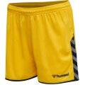 hummel Sports Shorts hmlAUTHENTIC Poly Shorts (light jersey fabric, without side pockets) Short yellow/black Women