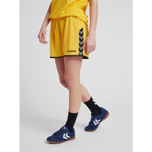 hummel Sports Shorts hmlAUTHENTIC Poly Shorts (light jersey fabric, without side pockets) Short yellow/black Women