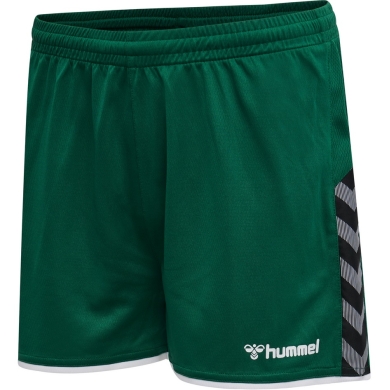 hummel Sports Shorts hmlAUTHENTIC Poly Shorts (light jersey fabric, without side pockets) short dark green Women