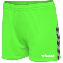 hummel Sports Shorts hmlAUTHENTIC Poly Shorts (light jersey fabric, without side pockets) Short neon green Women