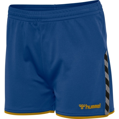 hummel Sports Shorts hmlAUTHENTIC Poly Shorts (light jersey fabric, without side pockets) Short blue/yellow Women