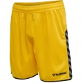 hummel Sports Shorts hmlAUTHENTIC Poly Shorts (light jersey fabric, without side pockets) short yellow/black Men